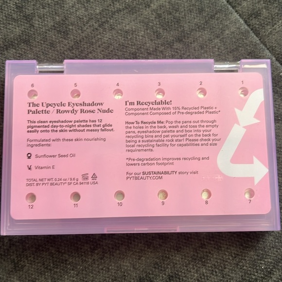 PYT BEAUTY Rowdy Rose Nude Palette - Picture 5 of 5